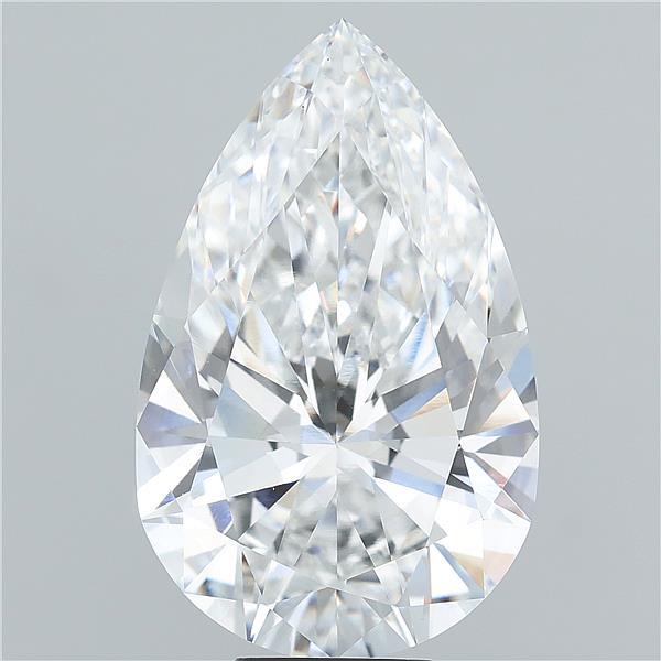 9.52ct Pear lab grown diamond