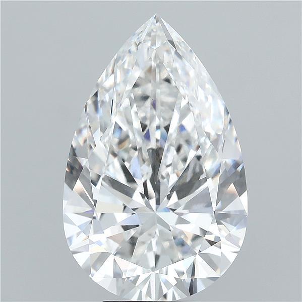 7.04ct Pear lab grown diamond