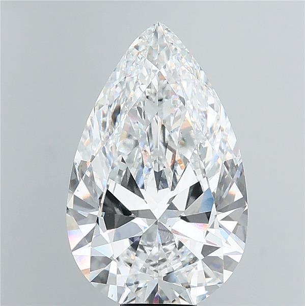 13.07ct Pear lab grown diamond