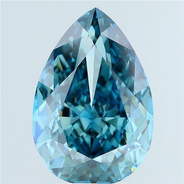 7.42ct Pear lab grown diamond