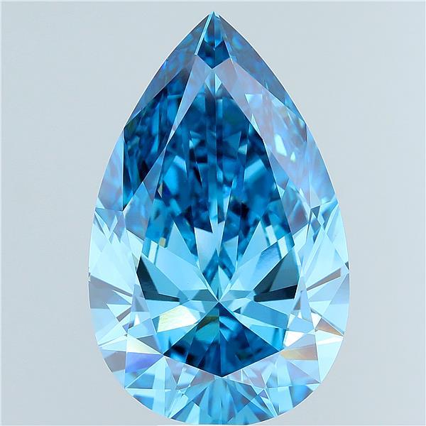 10.05ct Pear lab grown diamond
